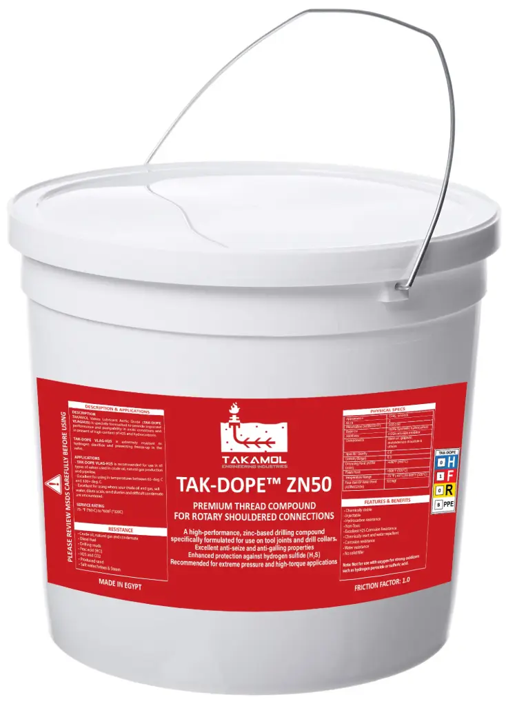 Zinc Based Rotary Shouldered Connections Sealant Compound (TAKDOPE-ZN50™)