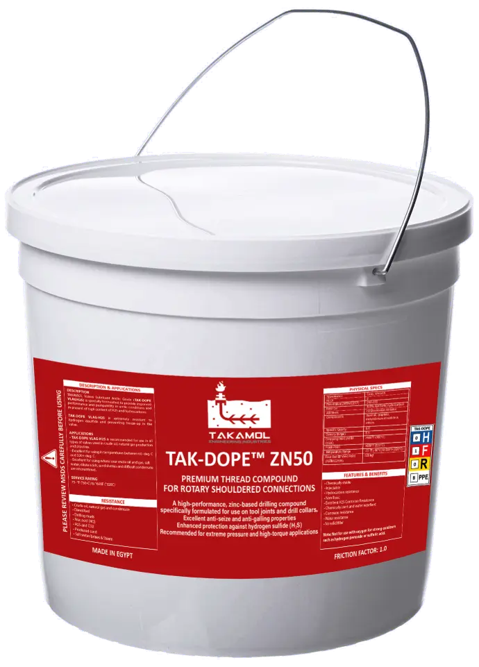 Zinc Based Rotary Shouldered Connections Sealant Compound (TAKDOPE-ZN50™)