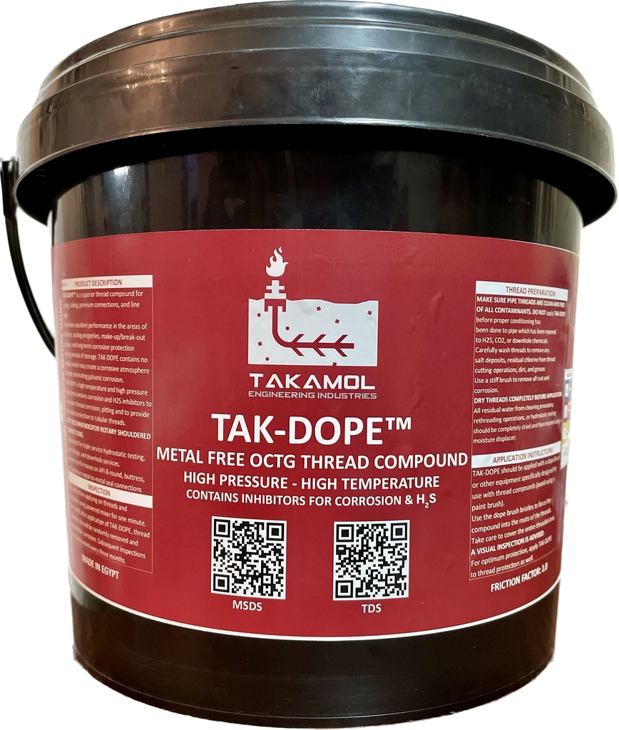 Metal Free Thread Sealant Compound (TAKDOPE-OCTG™) | TAKAMOL